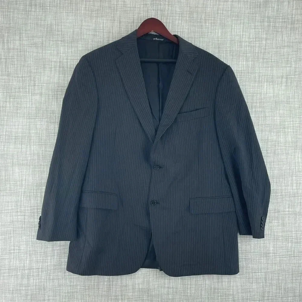 Hart Schaffner Marx 44R Blazer Mens charcoal gray 3882